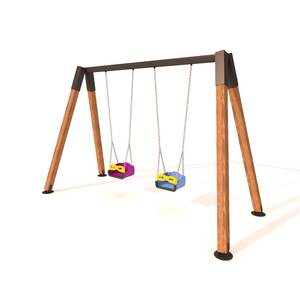 Columpio de madera, asiento de columpio estándar de 2 piezas - Product Image 1