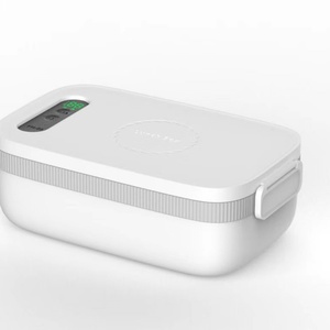 Nouvelles cuiseurs à riz multifonctions sans fil 1L, intelligentes, à chargement USB, chauffage rapide, boîte à lunch électrique avec ustensiles - Product Image 4