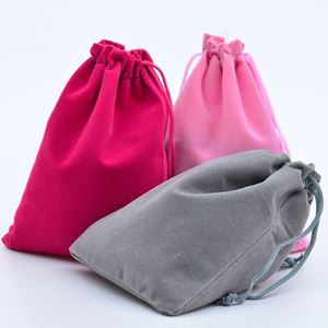15*20cm <b>Velvet</b> Drawstring Bags 15x20cm High Quality Customizable VelvetJewelry Bag Jewelry Watch and Glasses Packaging Storage - Product Image 4