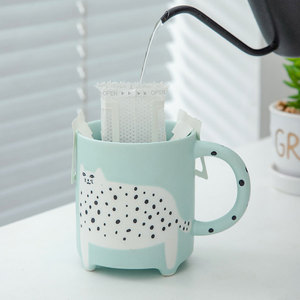 Taza <span class=keywords><strong>de</strong></span> Cerámica Japonesa Coreana Pintada a Mano con Diseño <span class=keywords><strong>de</strong></span> Gato Manchado, Linda Taza <span class=keywords><strong>de</strong></span> Café/Desayuno con Diseño <span class=keywords><strong>de</strong></span> <span class=keywords><strong>Animal</strong></span> <span class=keywords><strong>de</strong></span> Cuatro Patas - Product Image 3