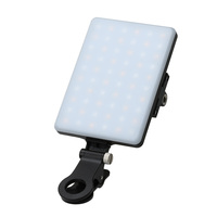 Mini lampe vidéo LED légère pour téléphone portable, lumière d'appoint pour selfie, lumière portable pour appels vidéo, pour caméra de téléphone, YouTube Live