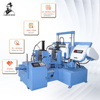 Sierra de cinta CNC GZ4240X de alta precisión para corte horizontal y a inglete de metal