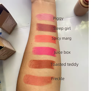 Best-selling high-quality two-in-one lip and cheek <b>matte</b> <b>blush</b>, suitable for travel and gatherings for a natural makeup look. - Product Image 3