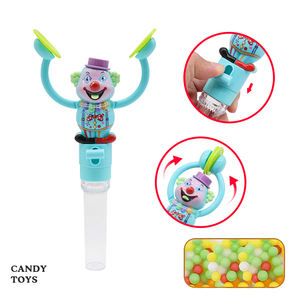 Juguete de Mano de Plástico Barato con Forma de Algodón de Azúcar, Divertido Dibujo Animado, Pequeño Regalo, Payaso que Aplauda, Caramelo Duro para Niños, Gomitas - Product Image 5