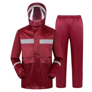 Ensemble de <span class=keywords><strong>pluie</strong></span> camouflage imperméable 2 pièces personnalisé avec veste et <span class=keywords><strong>pantalon</strong></span> réfléchissants pour adultes (hommes et femmes) - Product Image 6