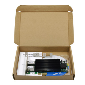 Sunweit st7231 pciex4 Intel jl82576 cổng kép PoE + Gigabit Card mạng máy chủ 10/100/1000Mbps - Product Image 2