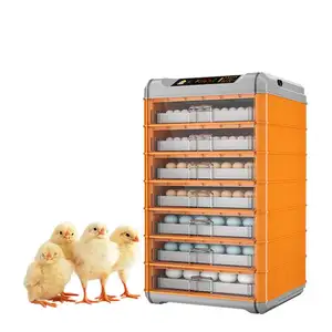 automatic chicken Drawer Type Roller Egg Tray 448PCS Fully Automatic Incubeter Egg Incubator Machine fan for incubator