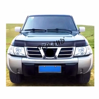 Patrol Wagon 4WD Accessoires Fumé Noir Bonnet Protecteur Bug Guard Vent Visor Y61 Series Pare-Soleil Vent Bug Déflecteurs GU123