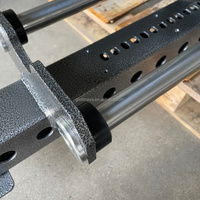 Banc de musculation multifonctionnel trois-en-un en acier avec dossier réglable pour presse à dos et presse à épaules pour un entraînement complet du corps