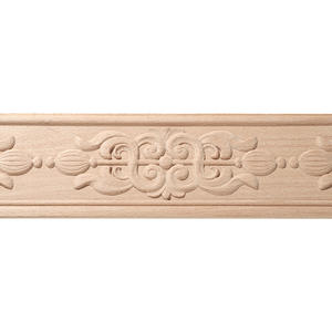 Moulures en bois massif sculpté en hêtre allemand Dongyang, style européen, pour cadre de porte d'entrée, ligne de taille, bordure de plafond et mur - Product Image 5