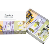 Boîte cadeau personnalisée en papier pour huiles essentielles, sérum et lotion cosmétiques, avec insert en éponge et pelliculage mat – Fournisseur d'emballages fiable