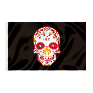 Vente chaude toute la bannière de l'équipe de football américain de la NFL 3x5ft Design personnalisé Cowboys Chiefs Raiders Niner Gang 49ers Drapeaux - Product Image 6