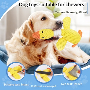 Neues Design Fabrik-Großhandel Langlebige Hundespielzeuge Flauschige Quietschende Tiergeräusche Plüsch Niedliche Haustier-Spielzeuge - Product Image 6