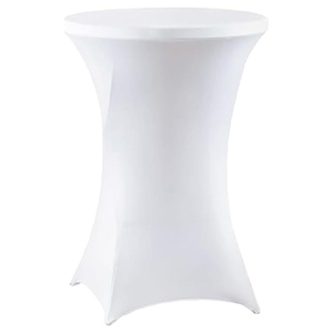 Wholesale Customized Colors Fitted Cocktail <b>Table</b> <b>Cover</b> Spandex Stretch OEKO-TEX Certified Waterproof Oilproof for Wedding - Product Image 1