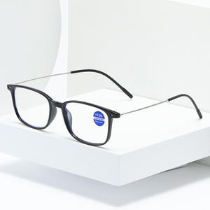 Lunettes de lecture unisexes, monture carrée noire, verres PC, protection anti-lumière bleue +2.00 dioptries, été 2021, origine Taizhou - Product Image 1