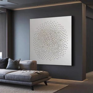 批发现代简约客厅装饰画轻奢壁画方形墙壁艺术水晶瓷画 - Product Image 2