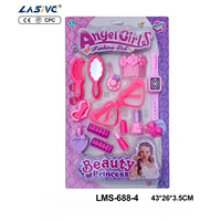 LASIVE TOYS Ensemble de jeu d'imitation pour filles : Princesse, Maquillage et Coiffure, Salon de Beauté