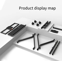 TV OLED KELMY 35 Inch, TV QLED Smart TV 75 Inch, Rak TV dengan Kabinet Elevador, Braket TV Konstruksi Logam