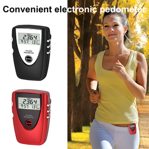 Podómetro de voz parlante con reloj, contador de <span class=keywords><strong>pasos</strong></span> y distancia al hacer ejercicio - Product Image 4