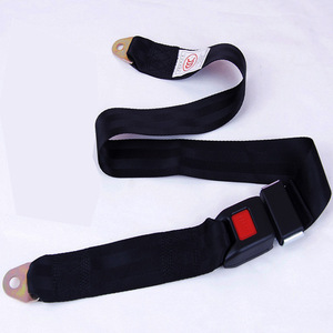 Ceinture de sécurité à deux points, ceinture de sécurité universelle pour voiture, matériau en polyester, réglage manuel pour véhicules - Product Image 1