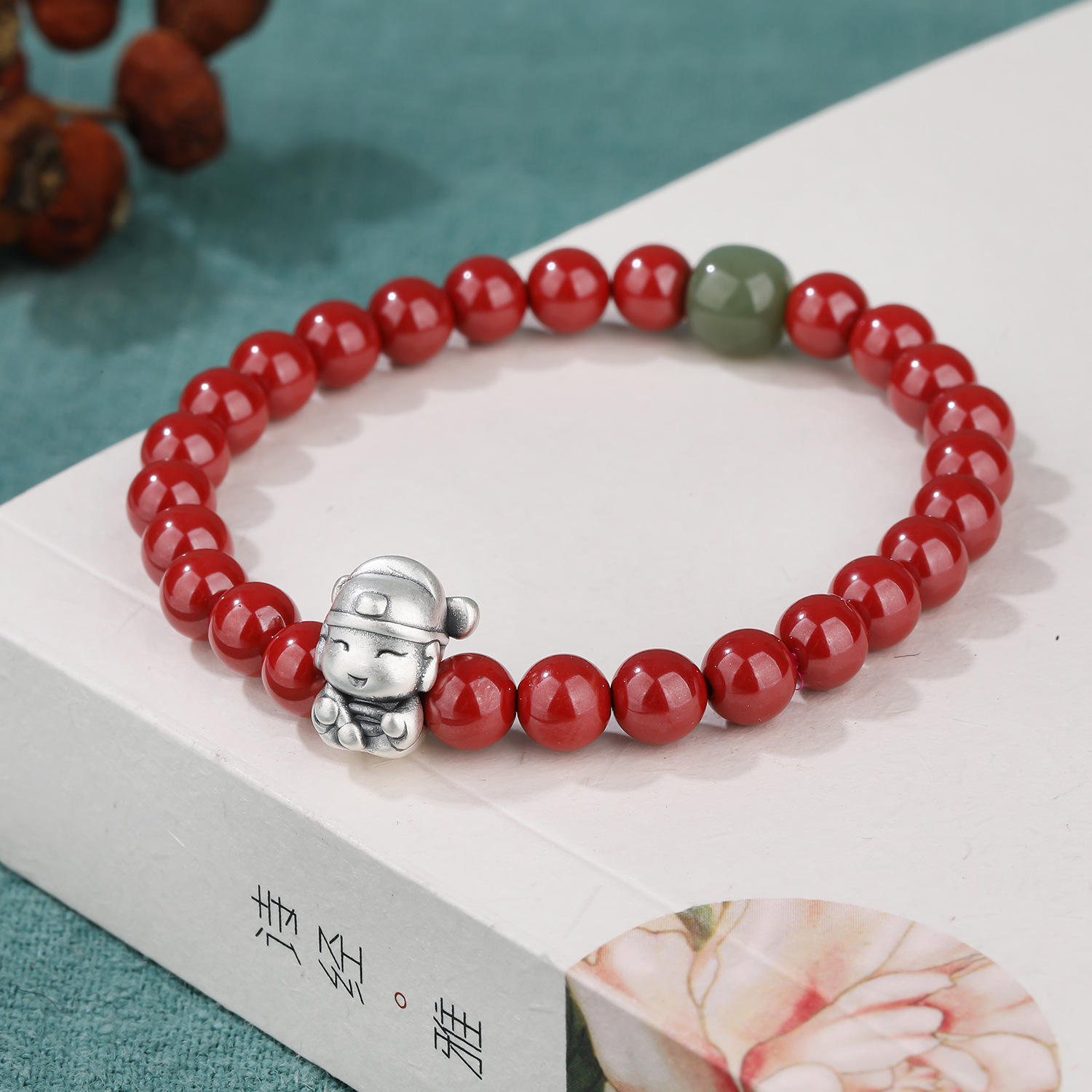 high content imperial sand bracelet god of wealth hetian jade