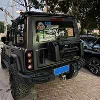Support de roue de secours chromé pour hayon arrière, style tout-terrain, à fixer par boulons, protection pour Tank300 212 T01 Haval Raptor Leopard 5