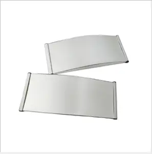 Señales de puerta de oficina curvadas de grado superior, perfil de aluminio, sistema de señalización Modular, letrero