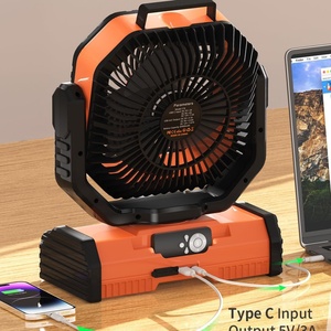 F16 Portable Outdoor 40000mAh RGB and SOS <b>Light</b> Remote-controlled Outdoor Charging Camping Fan for Home Camping - Product Image 3