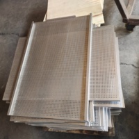 Hoch temperatur beständigkeit 60*40cm Edelstahl-Lochs chale in voller Größe für Dampf öfen