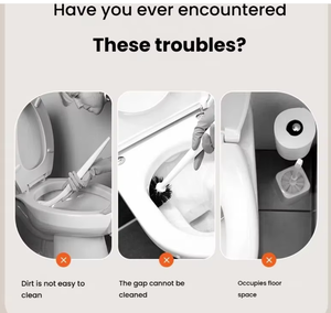 Electric Toilet <b>Brush</b> 360 Degree Rotating Cleaning <b>Brush</b> Long Handle Self Cleaning Portable Bathroom Cleaner - Product Image 3