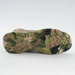 SFB55 722 Wholesale Camouflage Anti-Slip Tactical <b>Hiking</b> <b>Boots</b> Hard Wearing Lace-Up Zip Closure Breathable Mesh Lining - Product Image 2