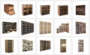 Présentoir à bouteilles en bois personnalisé Casier à vin au-dessus des idées de réfrigérateur pour la cuisine Cave à vin Salon - Product Image 4