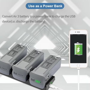 Nhiều nhanh chóng sạc 65 Wát không khí 3 sạc Hub cho DJI Drone pin thông minh Power Adapter - Product Image 5