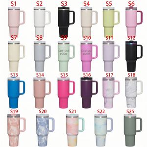 Meilleure Vente : Gobelet Isotherme Portable 40oz en Acier Inoxydable avec Logo Personnalisé, Design Moderne, pour Voiture, Sport et Activités de Plein Air - Product Image 1
