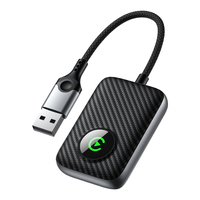 Adaptador Inalámbrico para CarPlay, Convierte CarPlay con Cable a Bluetooth/USB, Sin Latencia, Plug-and-Play, Compatible con Apple CarPlay