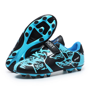 Chaussures de football pour enfants en gros à scratchs, chaussures de football d'entraînement pour enfants, crampons de football pour gazon pour garçons - Product Image 6