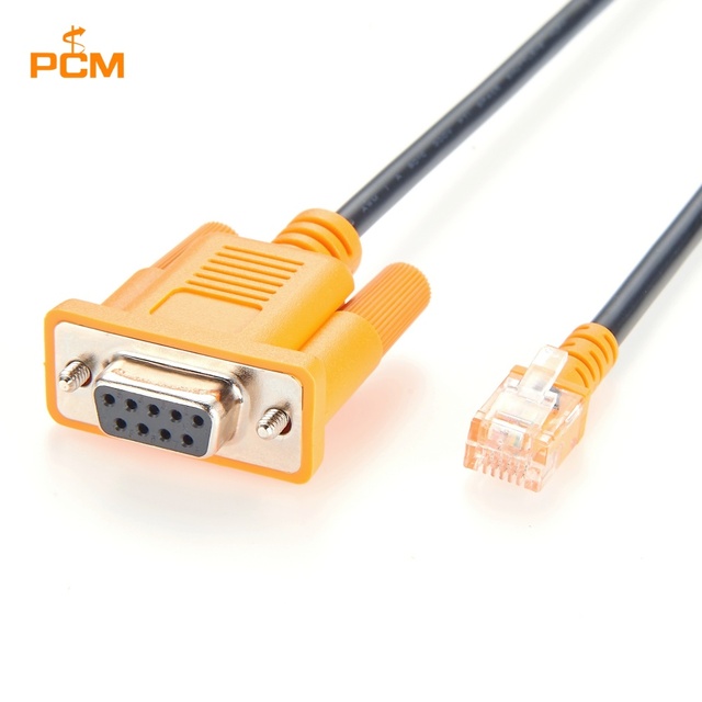 Programming Cable RJ12 6P6C Plug to DB9 RS232 Female for AS-Interface Gateway PLC ControllerE Compatible IFM E70320