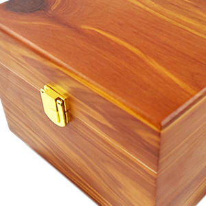 Natürliche Zeder Massivholz Urne Langlebige luftdichte Feuchtigkeit & Insekten resistente Einäscherung Memorial Chest Holzkisten - Product Image 4