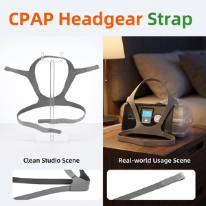 <strong>CPAP</strong> Headgear for <strong>ResMed</strong> N10 Replacement Nasal <strong>Mask</strong> with for Double Layer Adhesive Fixed Headband Strap - Product Image 2