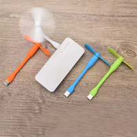 Kipas Pendingin Mini Portabel Lepas Pasang Ringan USB Fleksibel Logo Kustom Grosir
