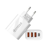 Adaptateur de voyage de type C de qualité supérieure 3 ports usb c chargeur de charge rapide pour android pour smartphone