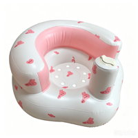 Nouveau Fauteuil Gonflable Moderne pour Bébé en PVC Confortable pour une Parentalité Mains Libres Chambre Salle de Bain Salon Parc Utilisation Extérieure