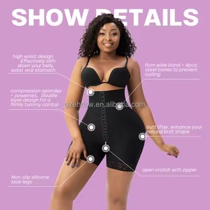 Pantalones cortos de faja de realce de glúteos para mujer con etiqueta privada personalizada verificada, ropa moldeadora potenciadora de cadera con Control de barriga de alta compresión - Product Image 4