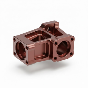 Suporte de Motor em Alumínio A6061 Anodizado, Peças de Precisão Fresadas em CNC, Fabricação Personalizada - Product Image 1