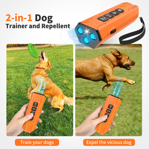 Tize cầm tay dừng sủa kiểm soát thiết bị siêu âm Dog Bark răn đe <span class=keywords><strong>LED</strong></span> siêu âm Dog Repeller với ánh sáng - Product Image 3