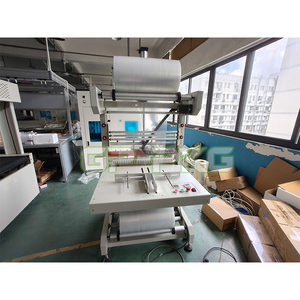 Bán tự động PE phim tay áo niêm phong cắt máy đóng gói cho có thể nhiệt thu nhỏ bọc tay áo chai nước máy đóng gói - Product Image 2