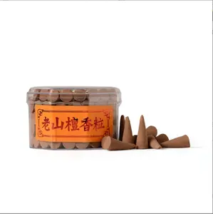 Factory Customized Natural Scent Colored Towers Backflow Incense Cones Smoking Sandalwood Incense Cones