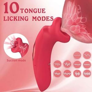 Vibromasseur de succion G Spot vibrateur jouets sexuels pour adultes 10 baisers stimulateur de mamelon clitoridien langue jouet sexuel vibrateur femme jeux de sexe - Product Image 2