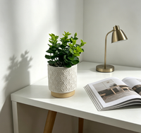 Plantes vertes artificielles en PE en pot, écologiques, résistantes aux UV, persistantes, pour la décoration de mariages, fêtes, bureaux, maisons, et de bureaux à domicile, lot de plusieurs pièces