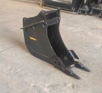 Bêche de tranchage étroite RSBM pour excavatrice sur roues JCB Hydradig W110 de 11 tonnes, bêche de creusement et de tranchage